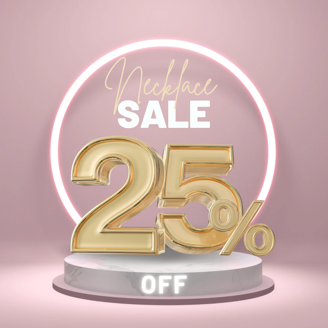 Necklace Sale 25% off 