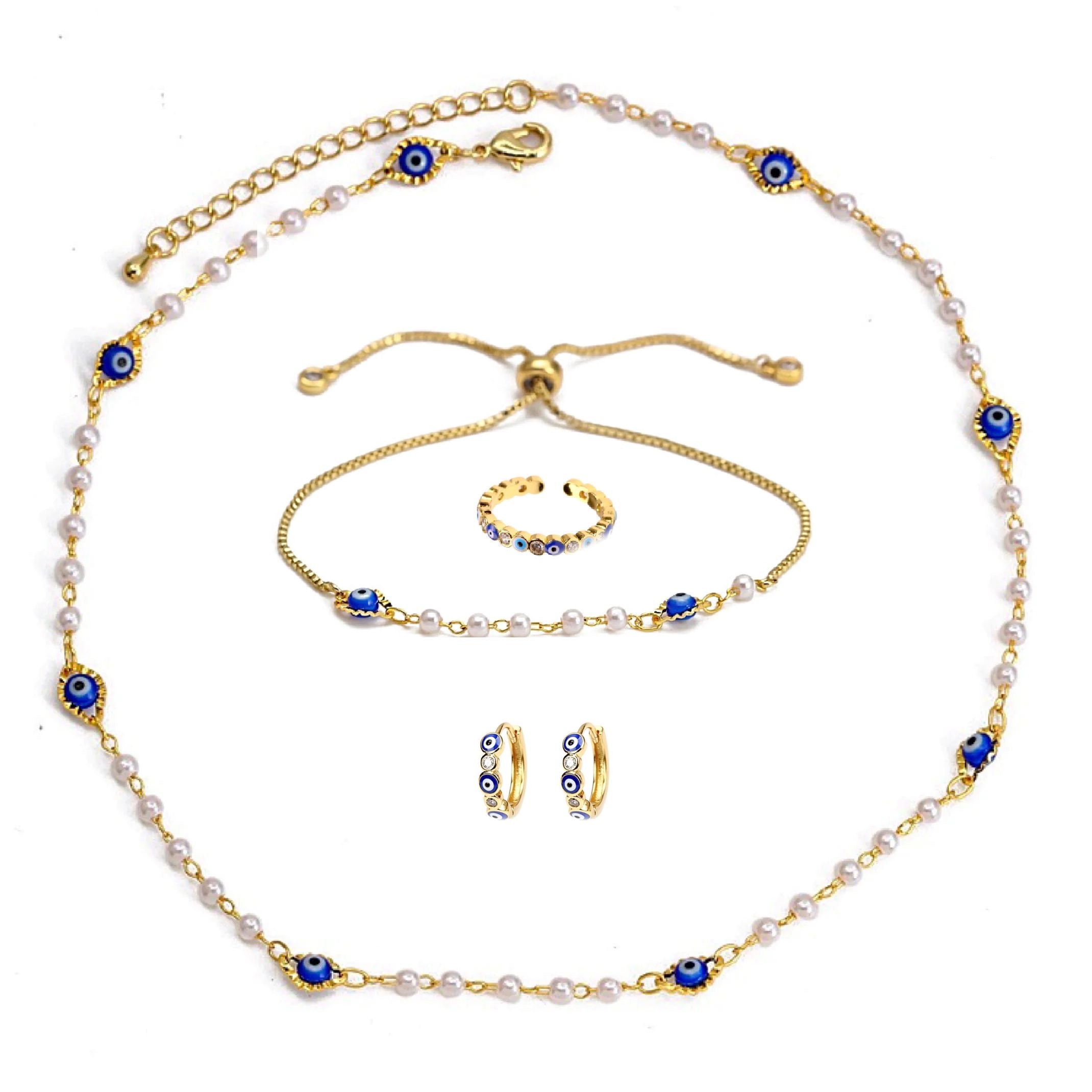 Evil Eye Jewellery Set