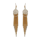 Sparkly fringe earrings