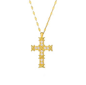 Xo cross necklace