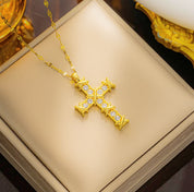 Xo cross necklace