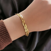 Good snakeskin twist bracelet