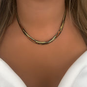 Leopard print necklace