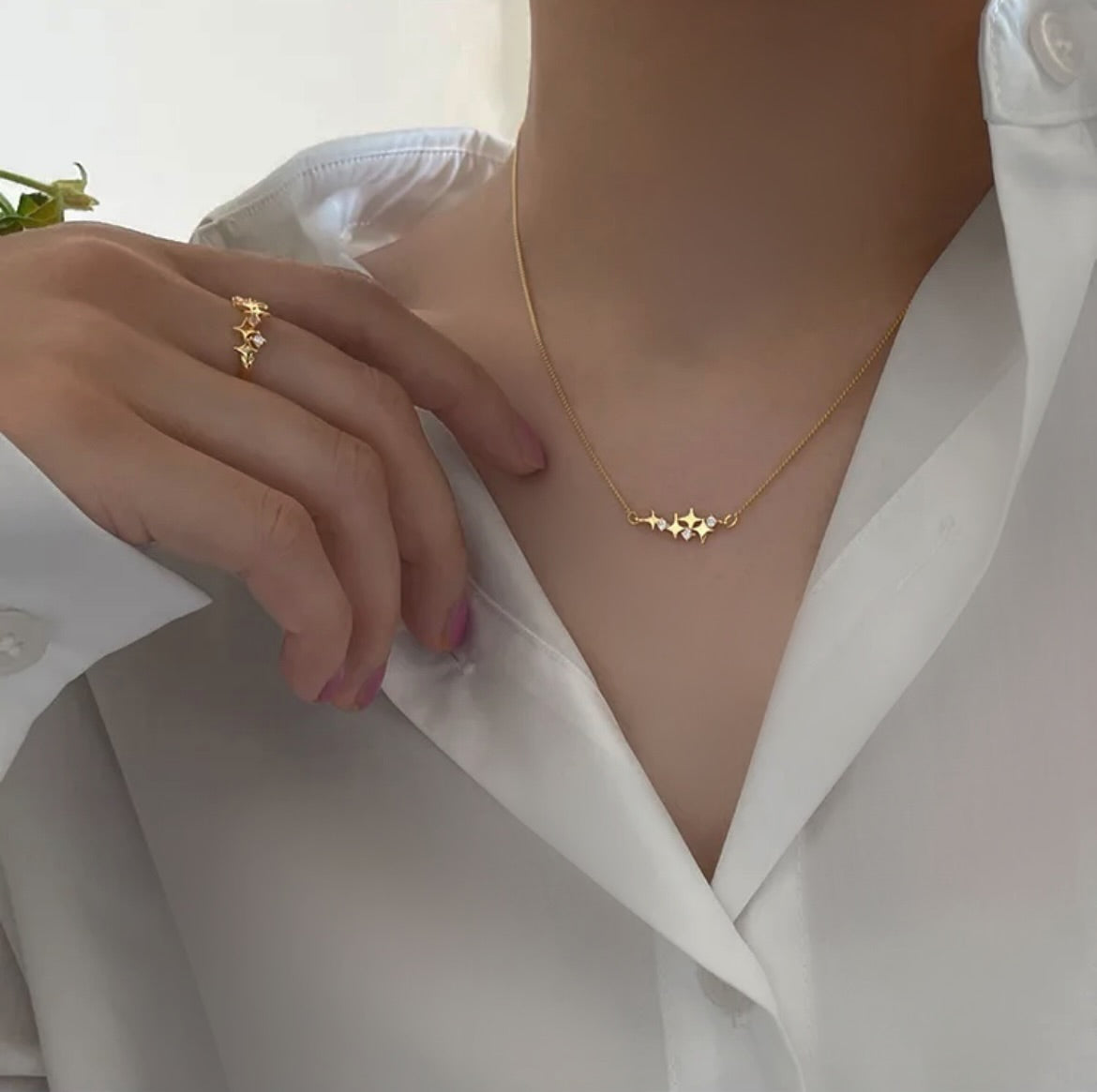 Sparkling Star Necklace