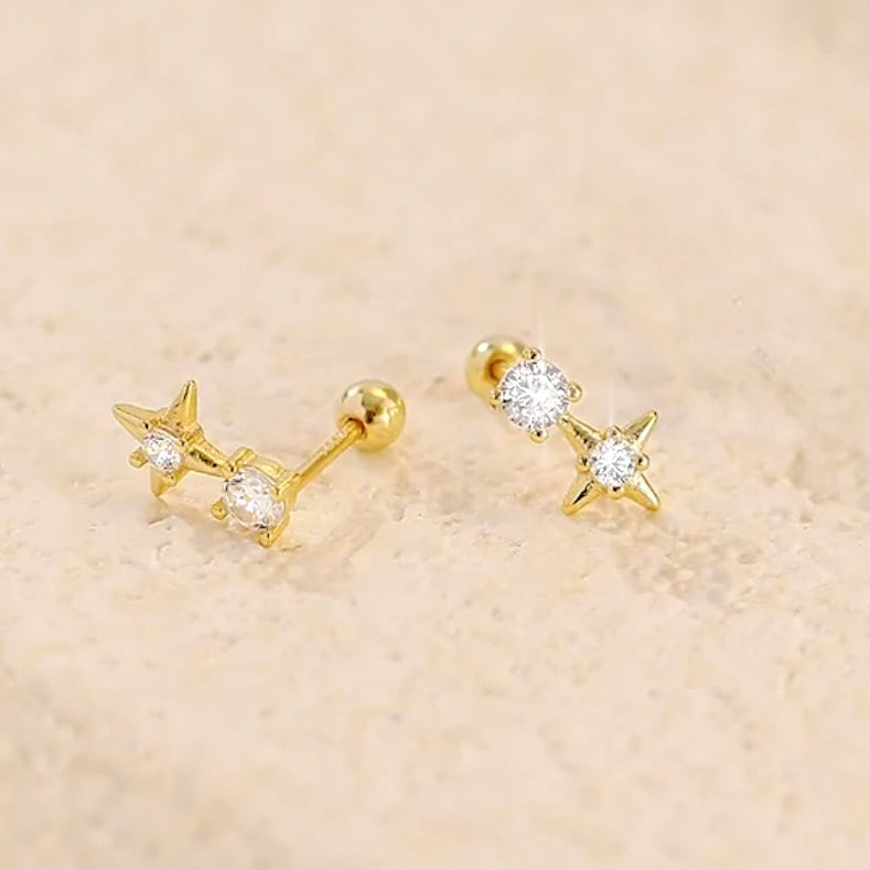 Sparkling Star Earrings