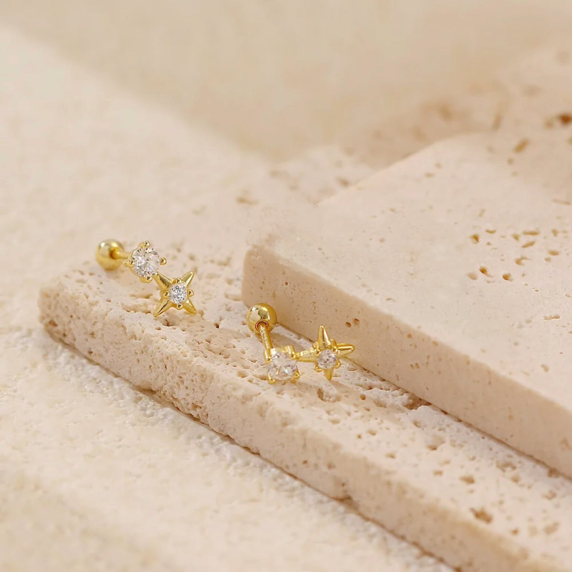 Sparkling Star Earrings