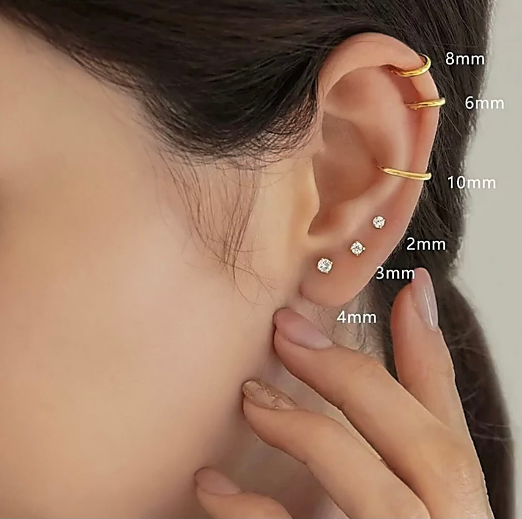 Gold ear stack