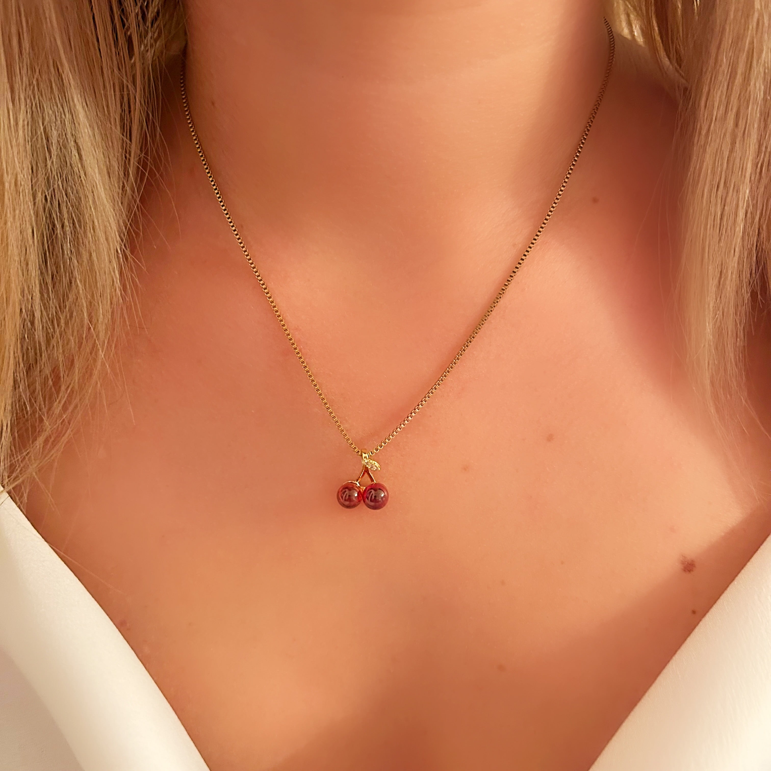 Cherry necklace