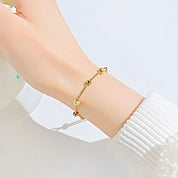Gold dot bracelet