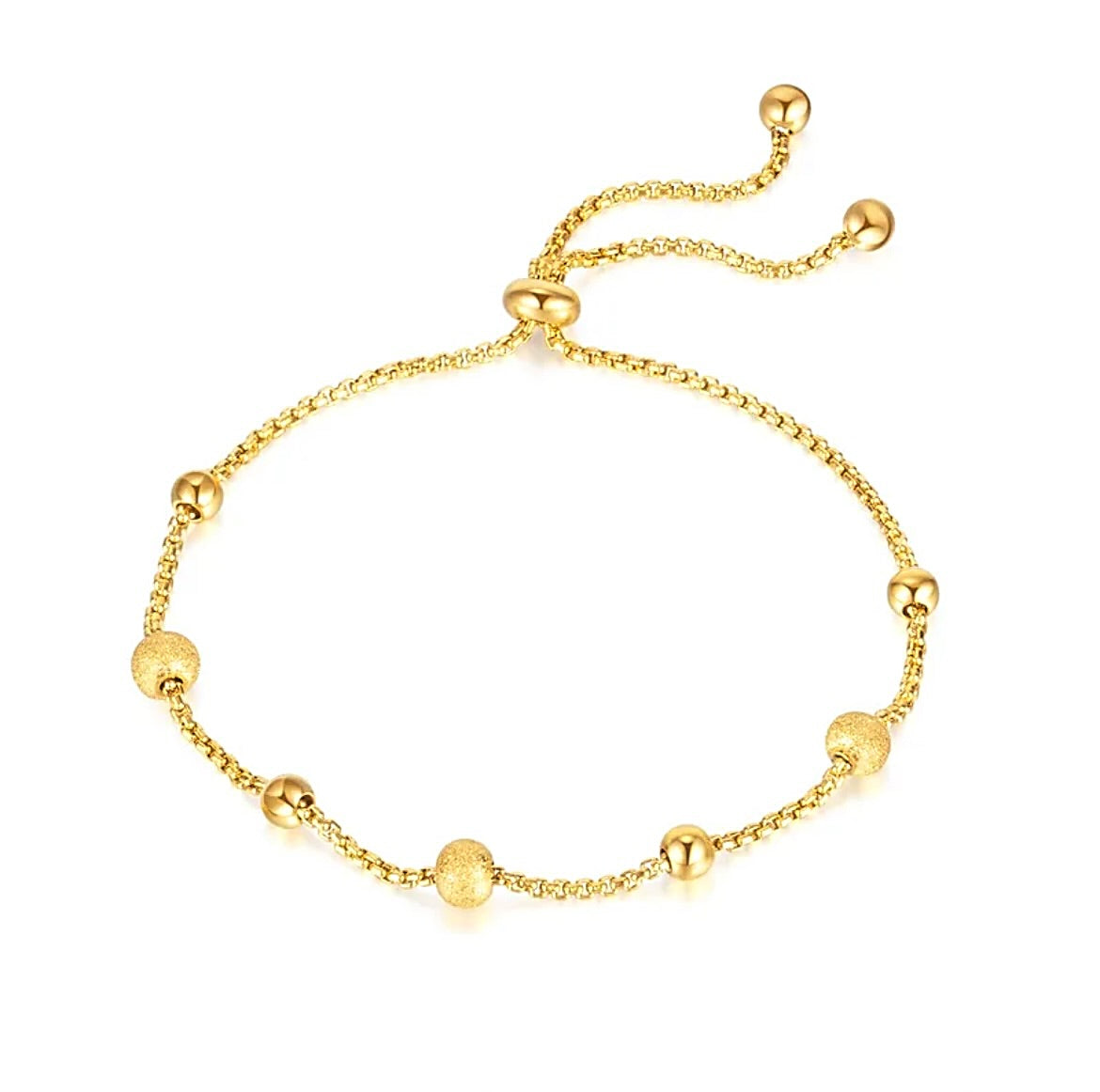 Gold dot bracelet