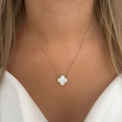 White clover necklace