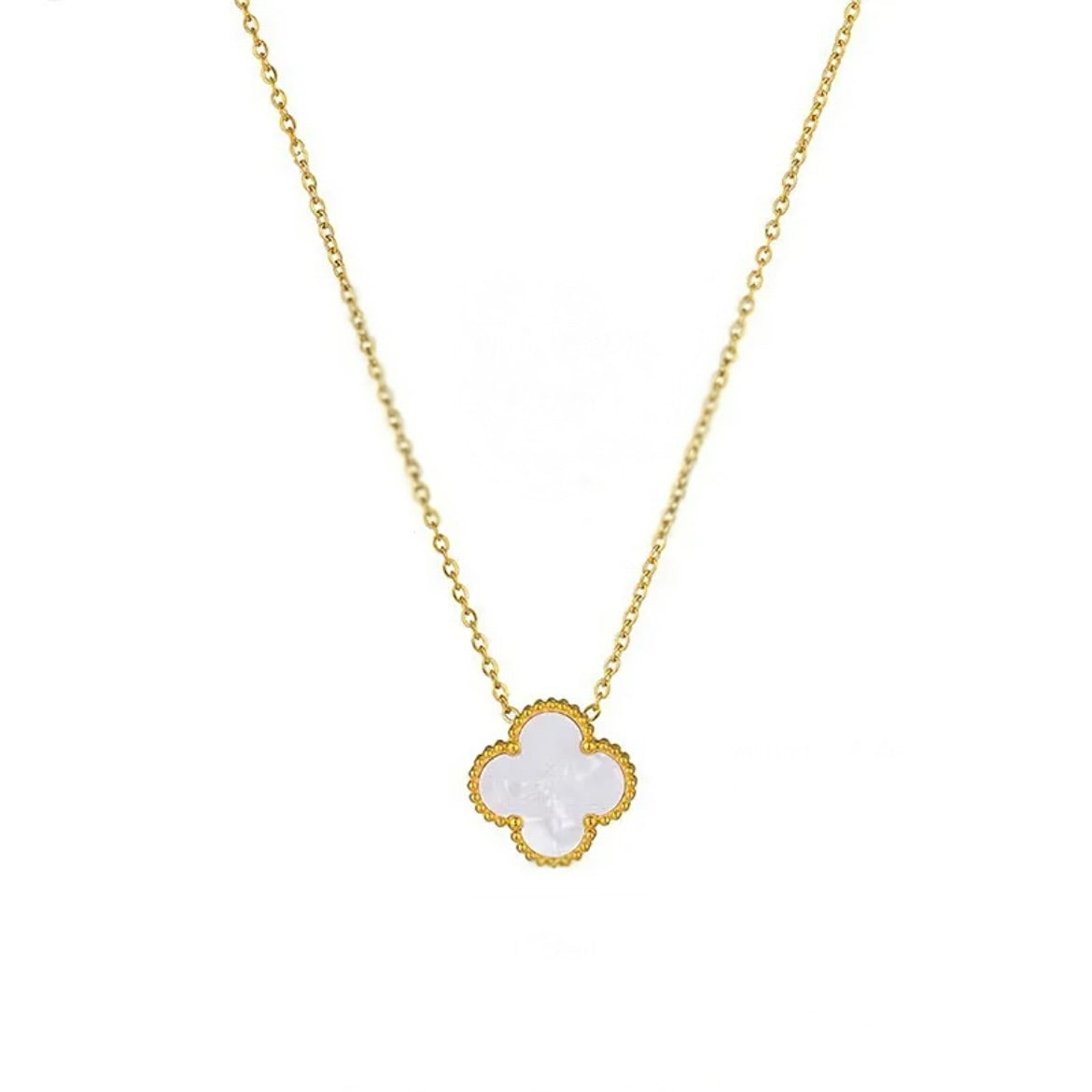 White clover necklace