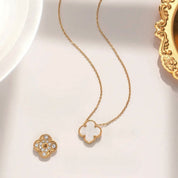 White clover necklace