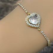 Diamond Heart Bracelet