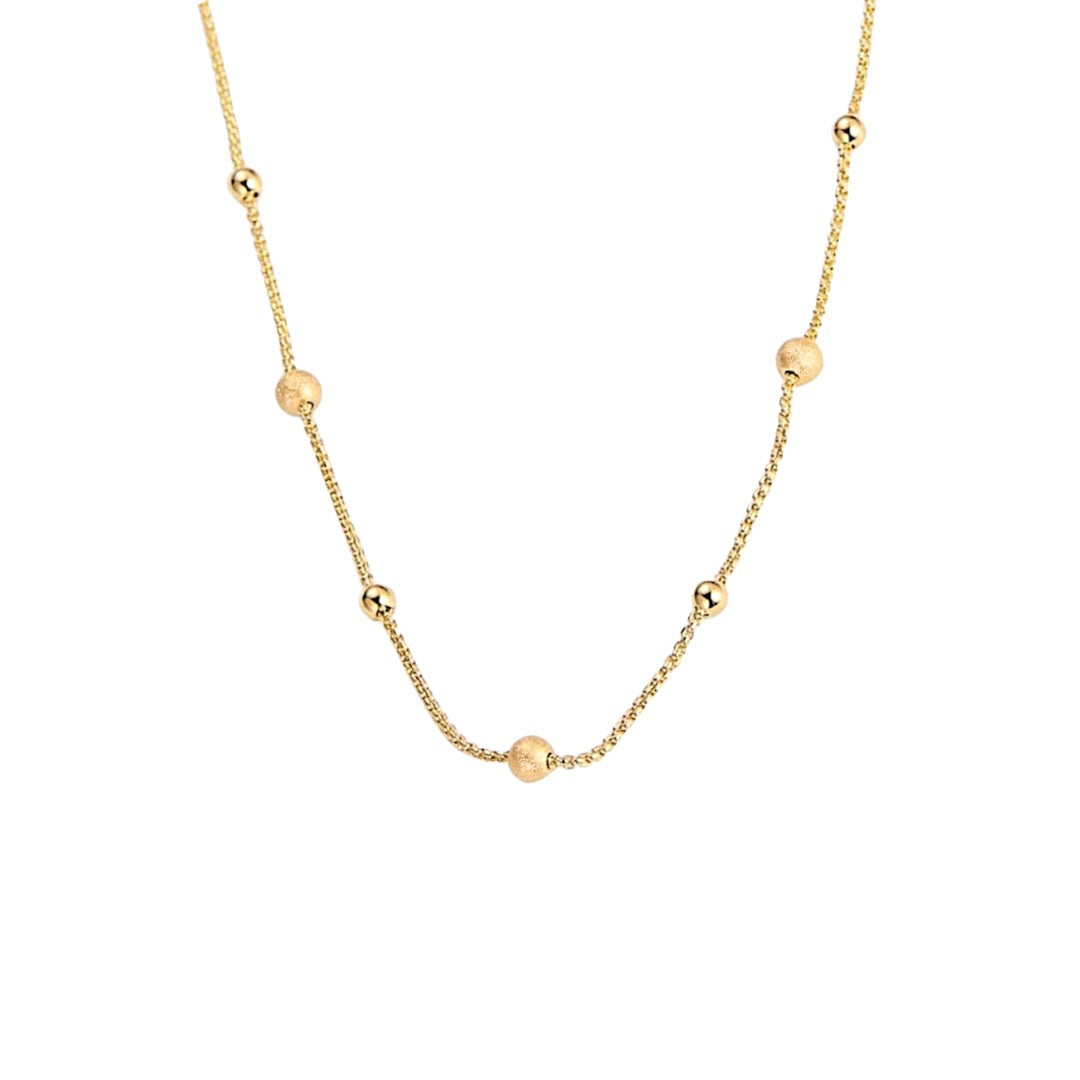 Gold Beaded Necklace