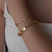 Clover bangle set