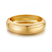 Chunky gold bangle