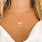 Diamond Cross Necklace