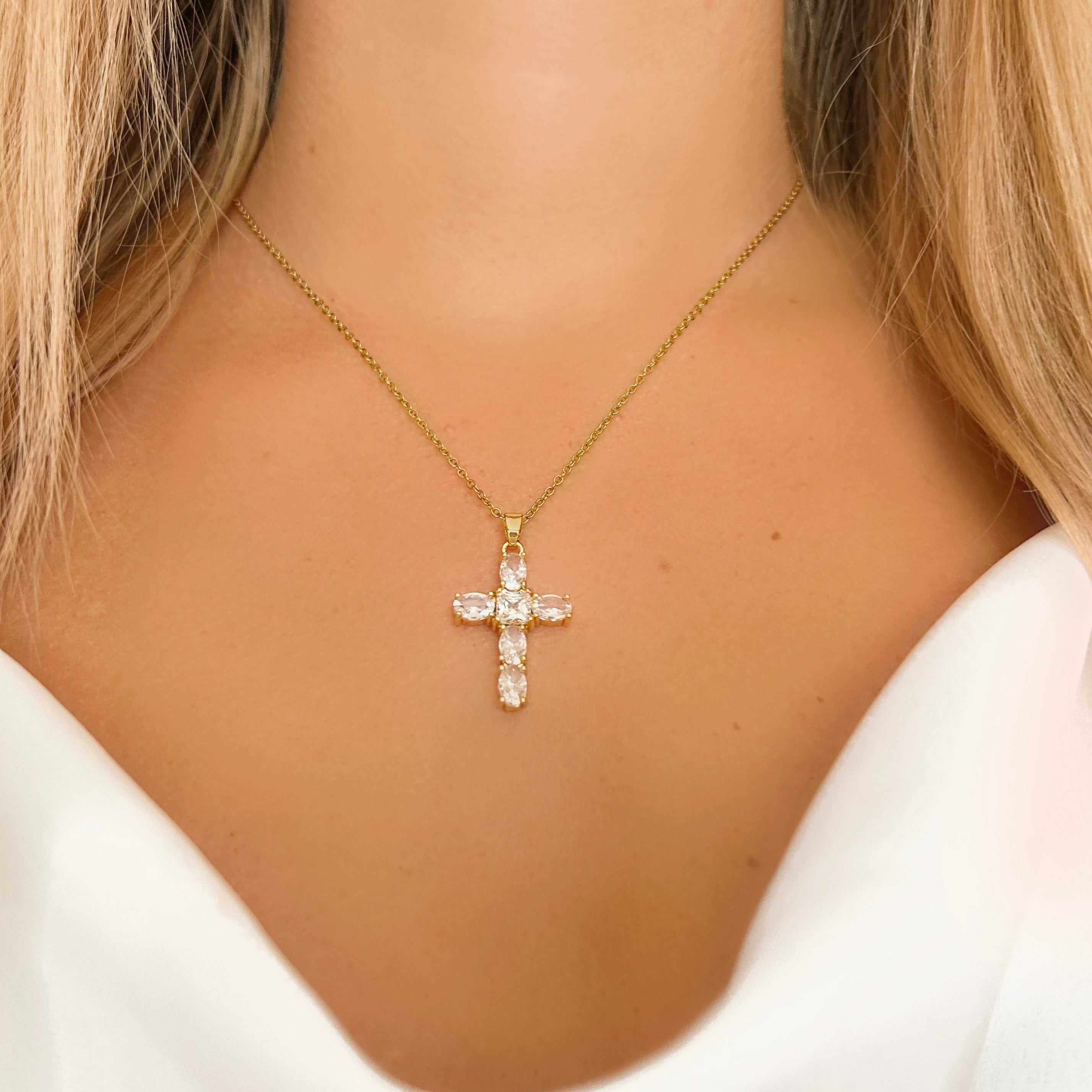 Diamond Cross Necklace