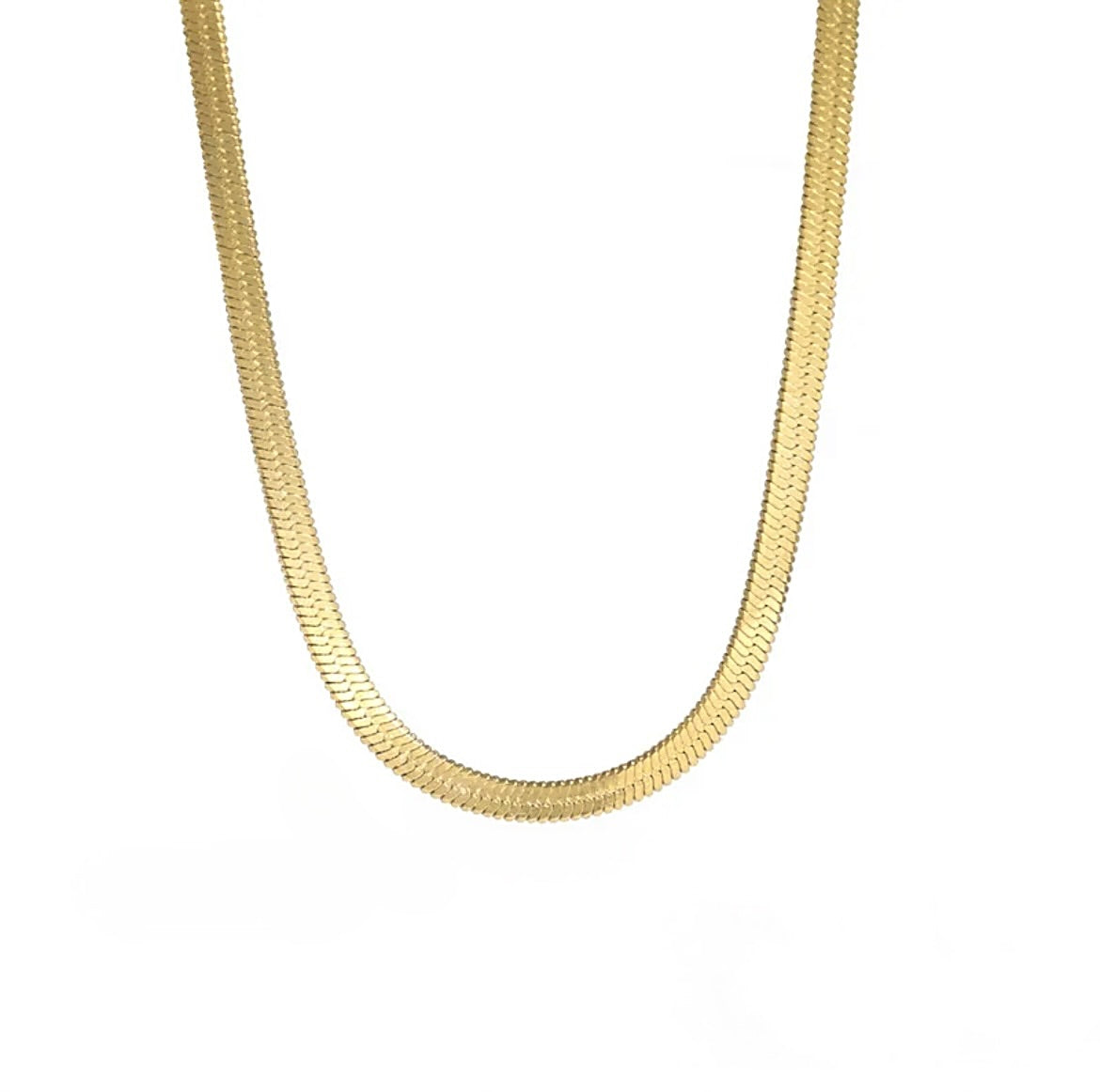 Gold snakeskin chain