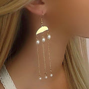 Pearl Chandelier Earrings