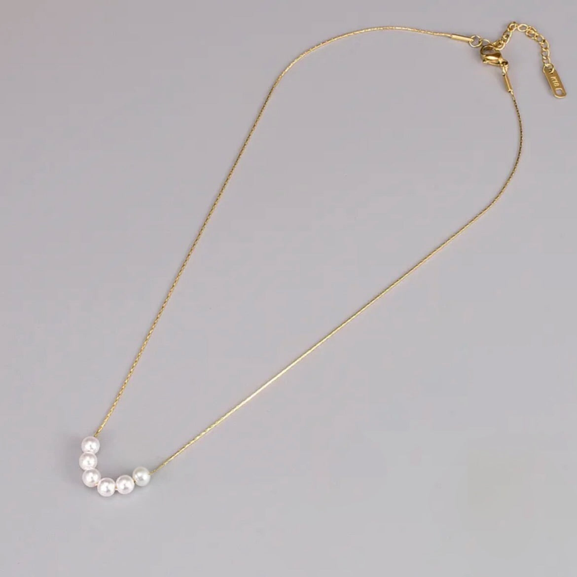 18K Gold Pearl Necklace