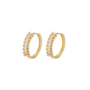 Diamond Hoop Earrings