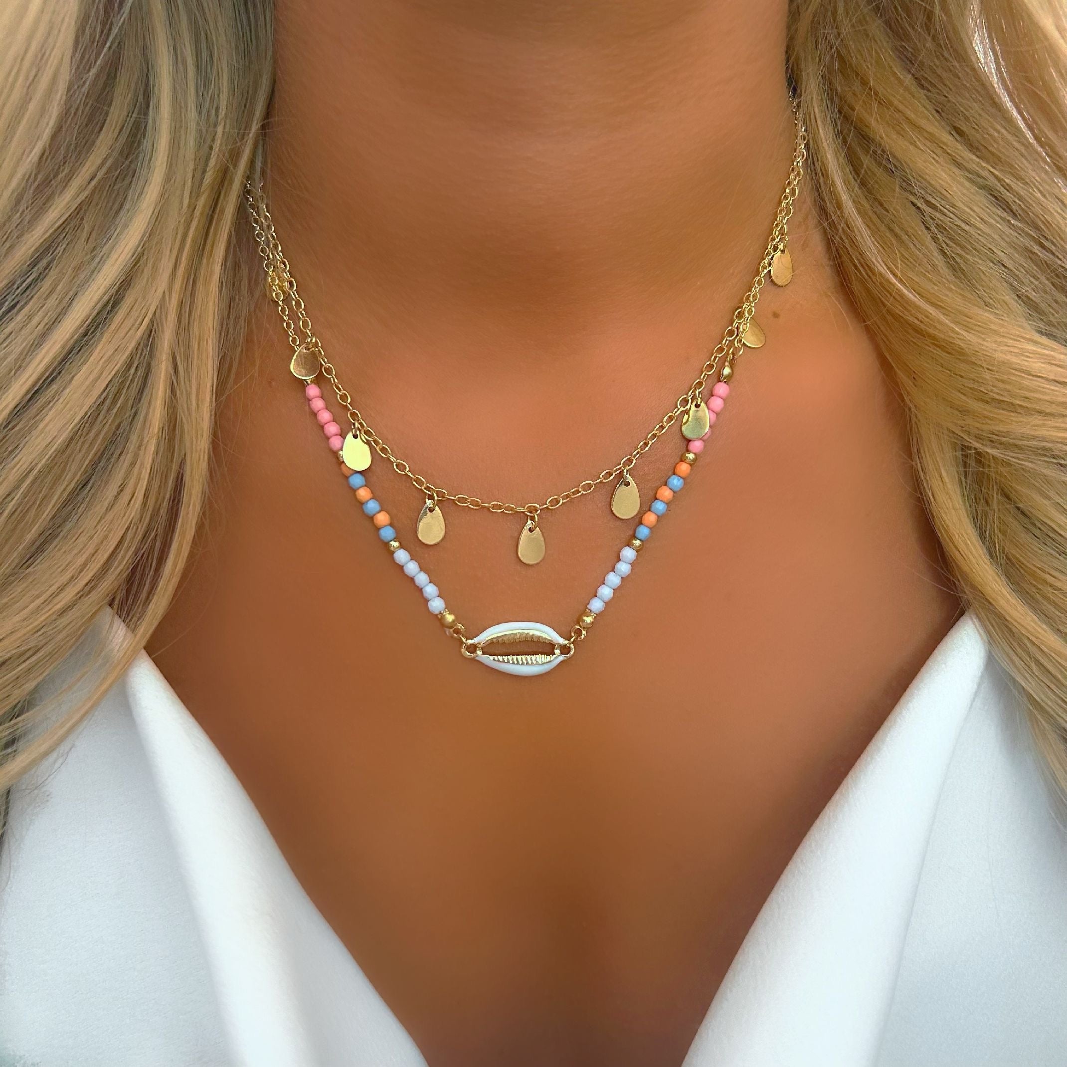 Shell Layered Necklace
