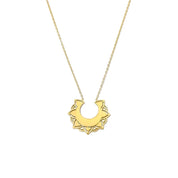 Gold creole necklace