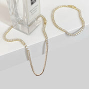 Dainty tennis bracelet