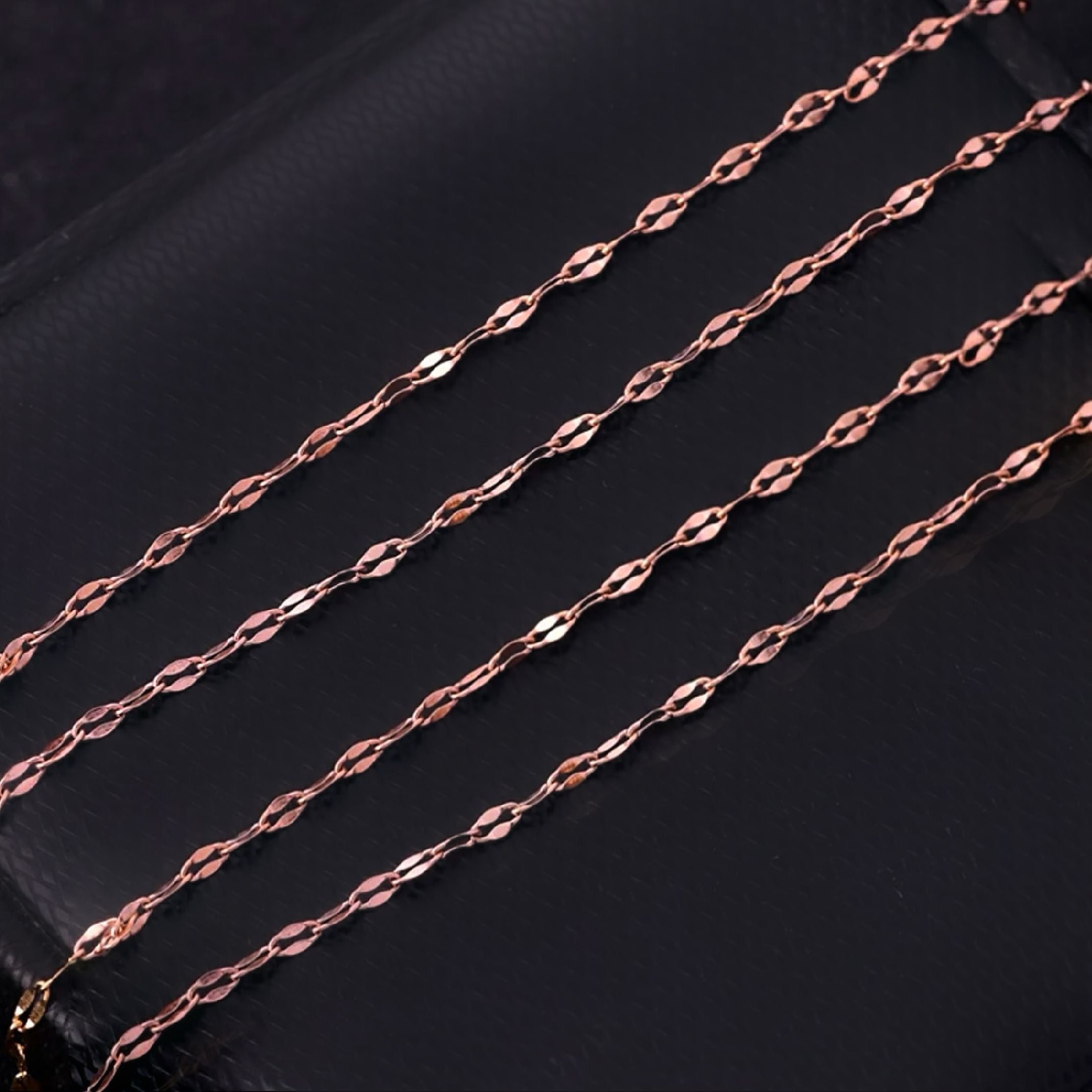 Rose gold chain 