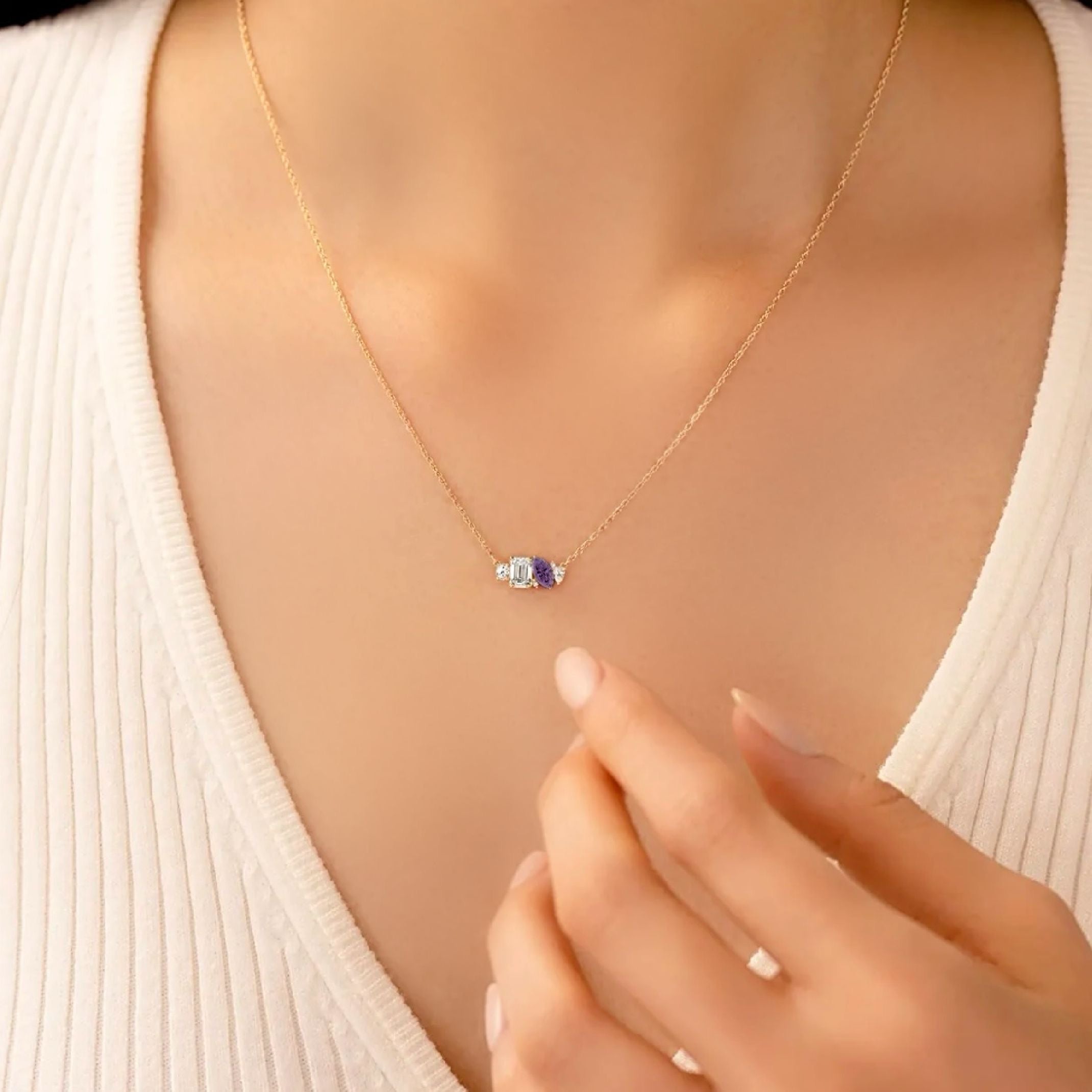 Amethyst necklace