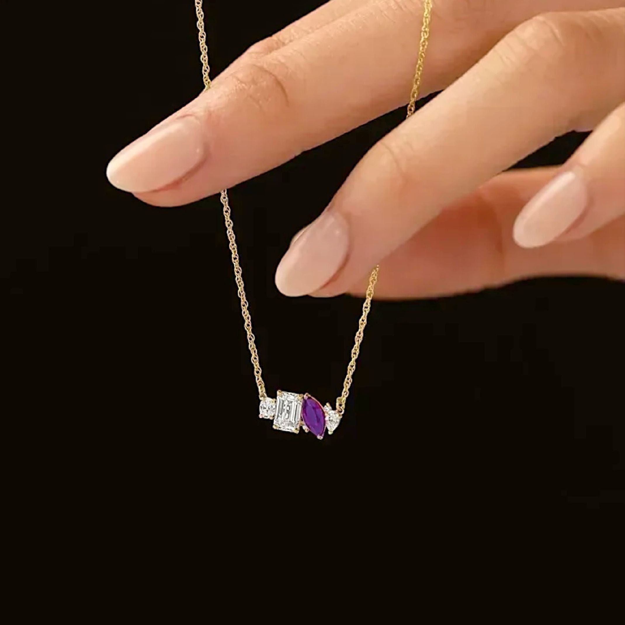 Amethyst necklace 