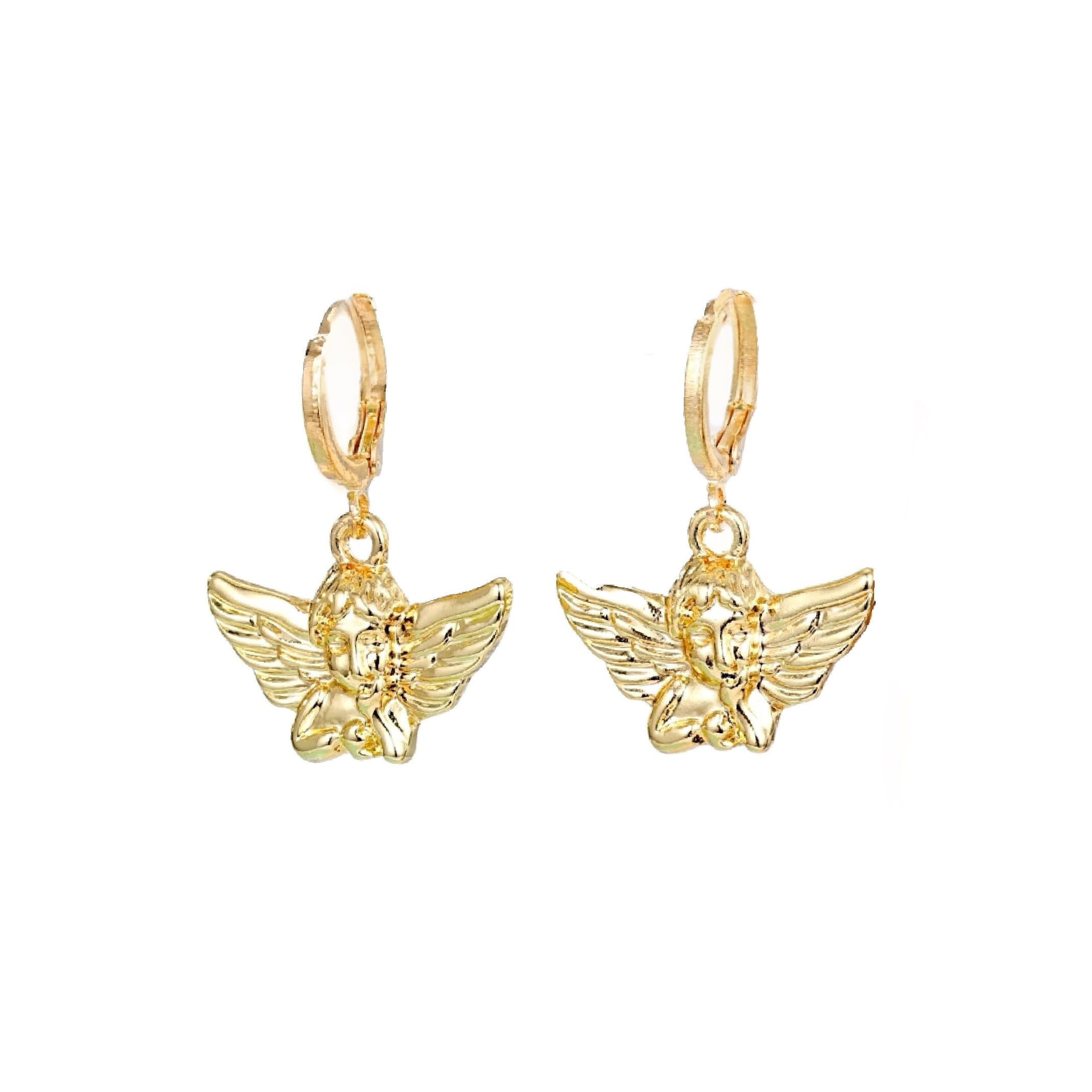 Angel huggie earrings 