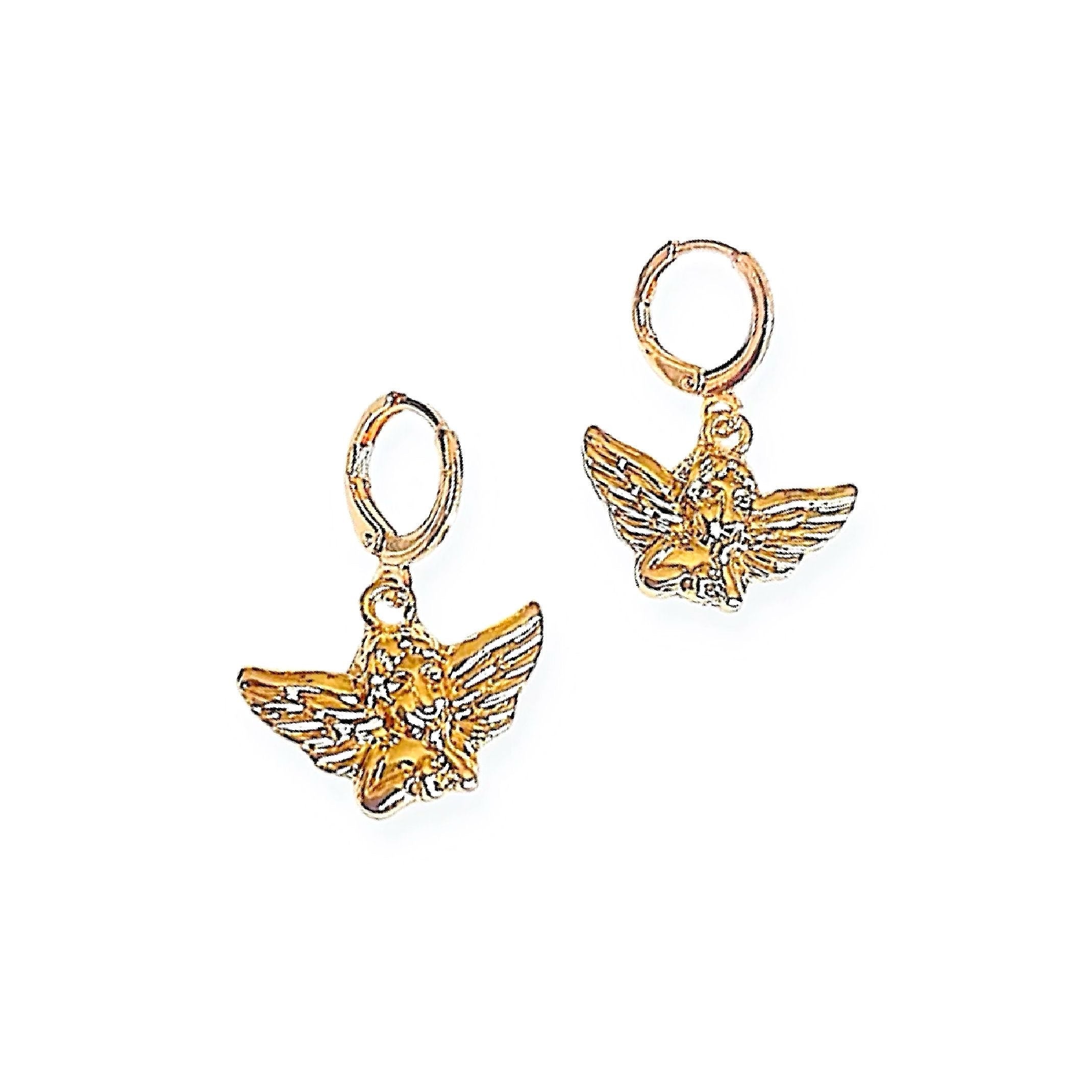 Angel huggie earrings 