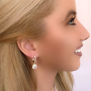 Luxe Diamond Huggie Earrings