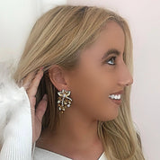 Autumn leaf earrings