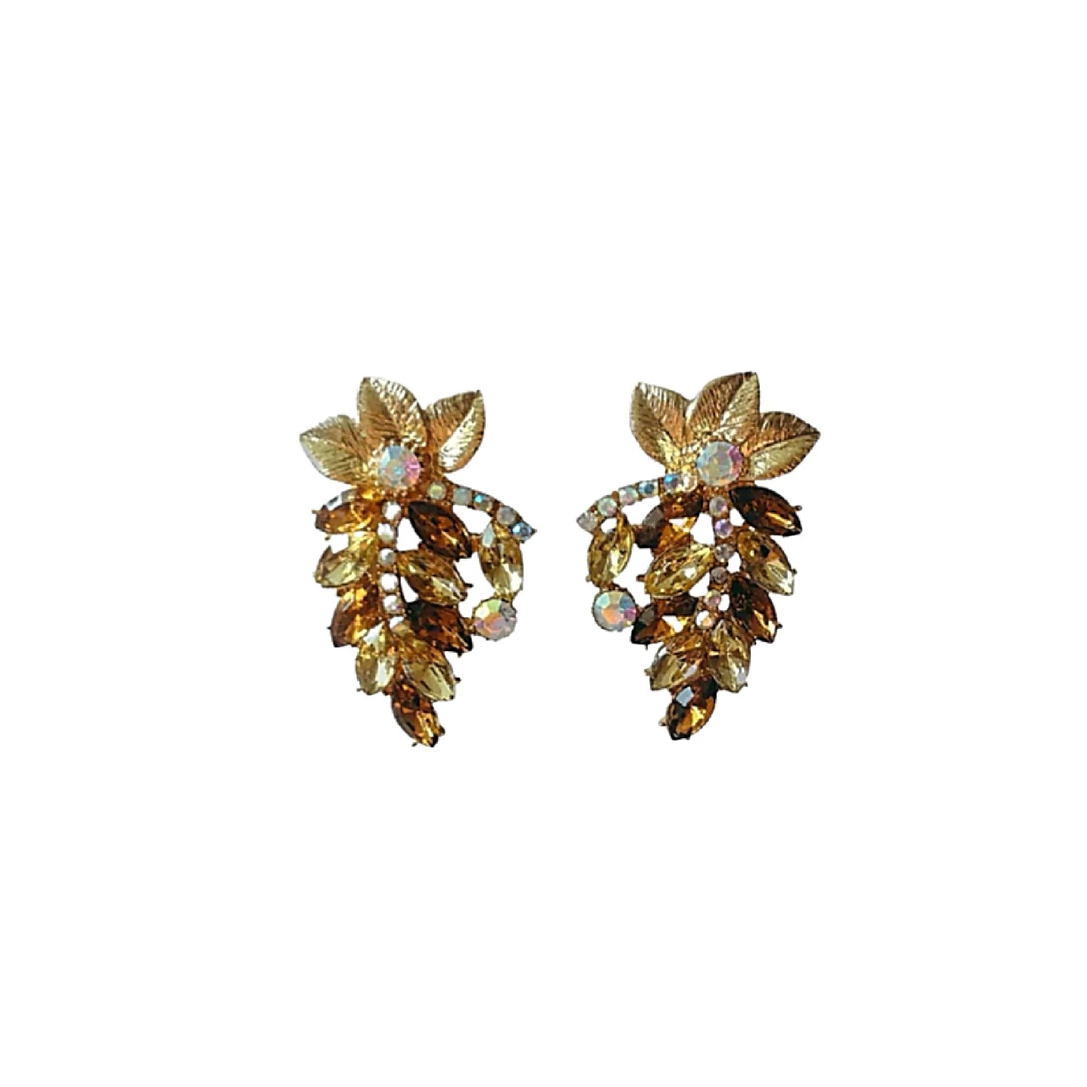 Autumn leaf earrings 