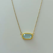 Aquamarine necklace
