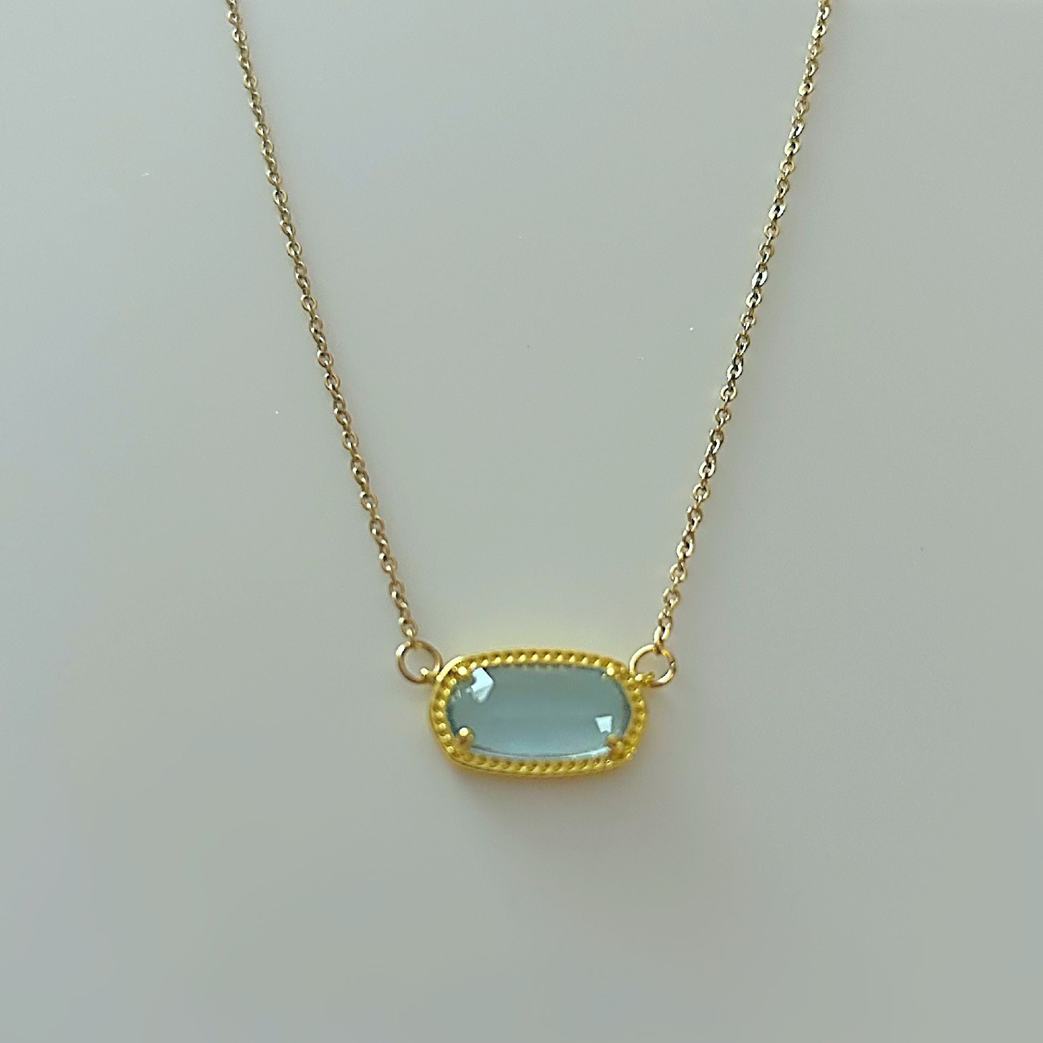 Aquamarine necklace