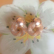 Rose Gold Stud Earrings