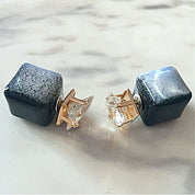Black and silver earrings 