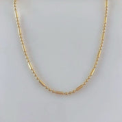 Real gold bead chain