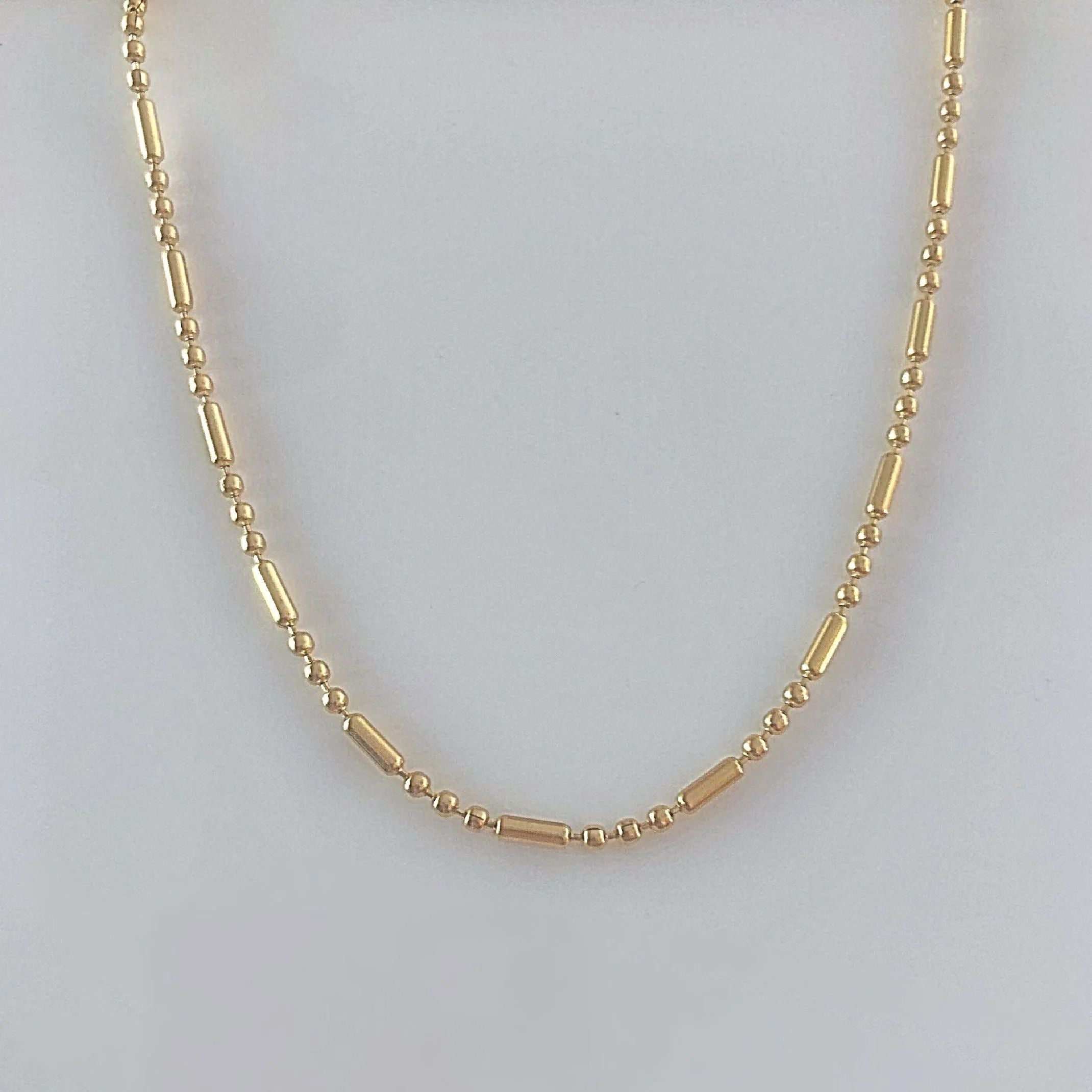 Real gold bead chain
