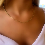 Gold bead chain