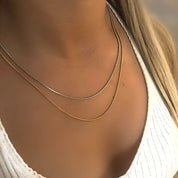 Gold and silver chains