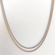 Dainty gold and silver chains