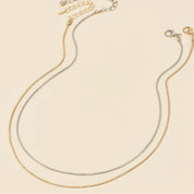 Dainty gold & silver chains