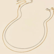 Dainty gold & silver chains 