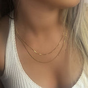 14k gold dainty necklaces